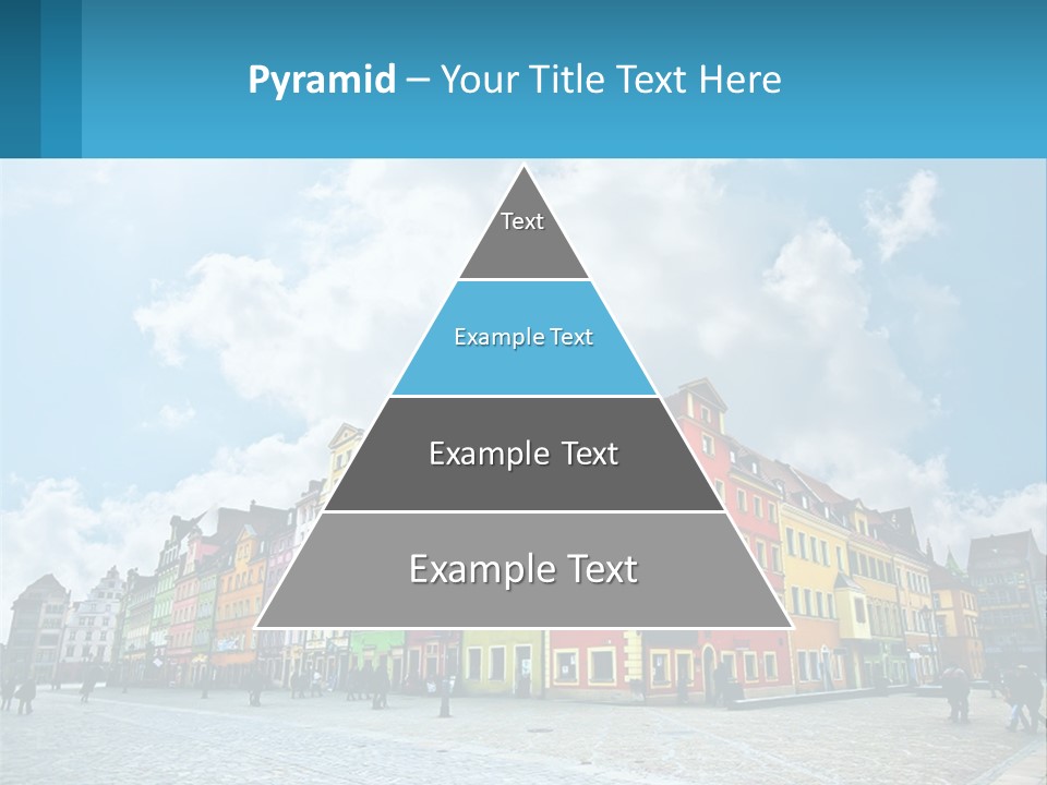 A Group Of Buildings With A Sky Background PowerPoint Template