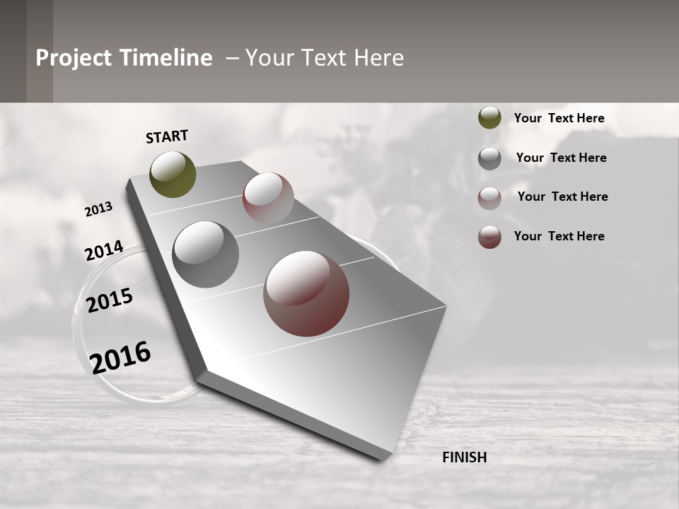 Two Wedding Rings Sitting On Top Of A Wooden Table PowerPoint Template