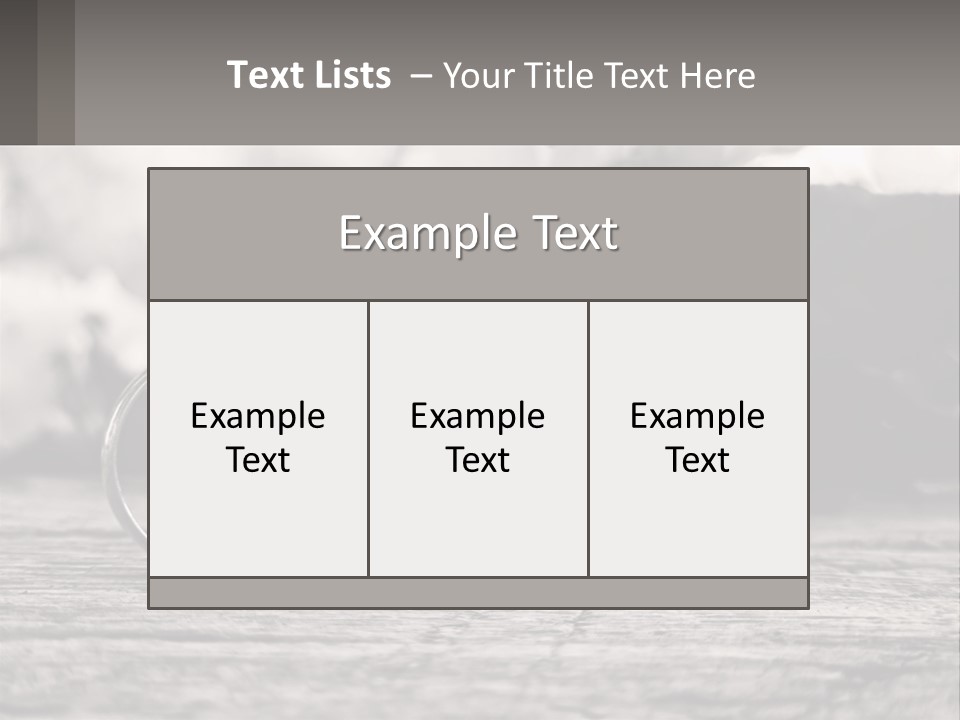 Two Wedding Rings Sitting On Top Of A Wooden Table PowerPoint Template