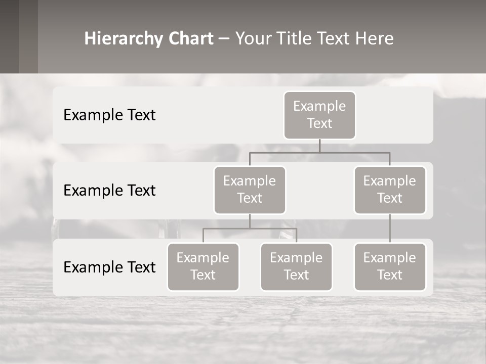 Two Wedding Rings Sitting On Top Of A Wooden Table PowerPoint Template