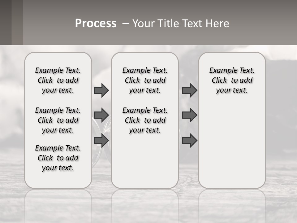 Two Wedding Rings Sitting On Top Of A Wooden Table PowerPoint Template