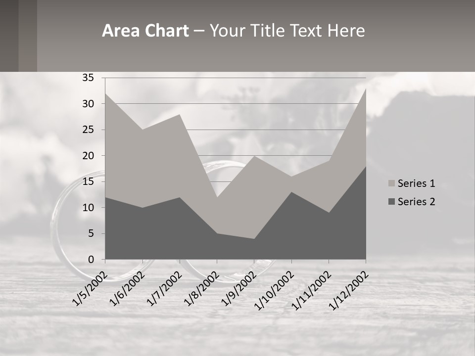 Two Wedding Rings Sitting On Top Of A Wooden Table PowerPoint Template
