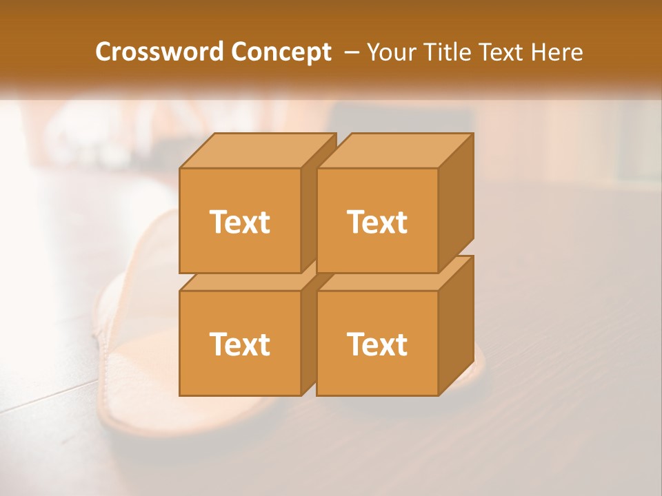 A Pair Of White Shoes Sitting On Top Of A Wooden Floor PowerPoint Template