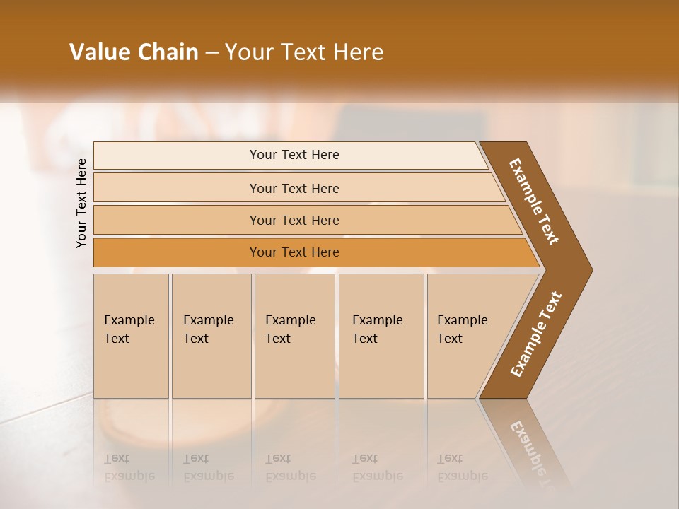 A Pair Of White Shoes Sitting On Top Of A Wooden Floor PowerPoint Template