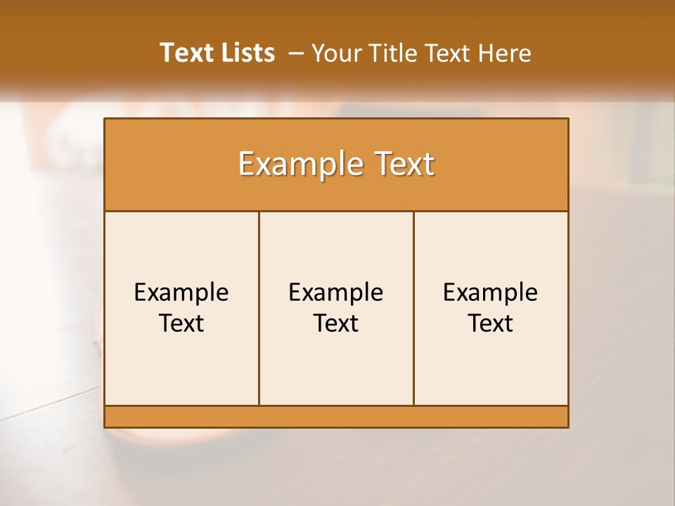 A Pair Of White Shoes Sitting On Top Of A Wooden Floor PowerPoint Template