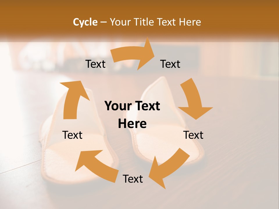 A Pair Of White Shoes Sitting On Top Of A Wooden Floor PowerPoint Template