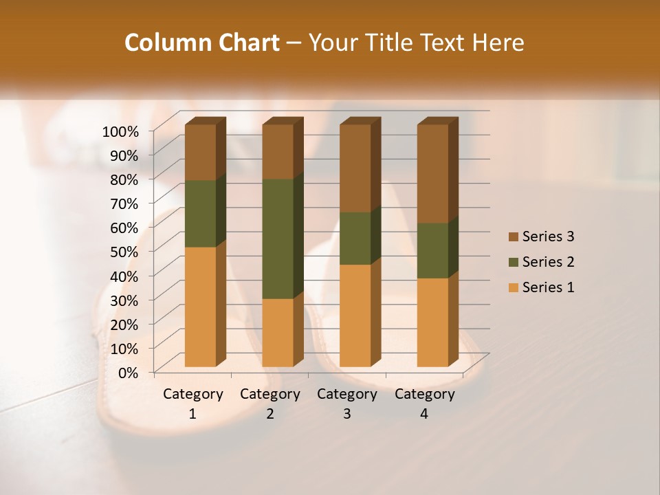 A Pair Of White Shoes Sitting On Top Of A Wooden Floor PowerPoint Template