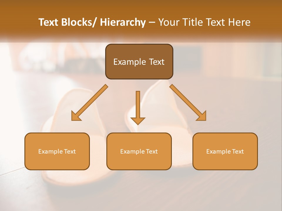A Pair Of White Shoes Sitting On Top Of A Wooden Floor PowerPoint Template