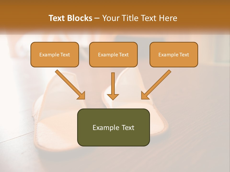 A Pair Of White Shoes Sitting On Top Of A Wooden Floor PowerPoint Template