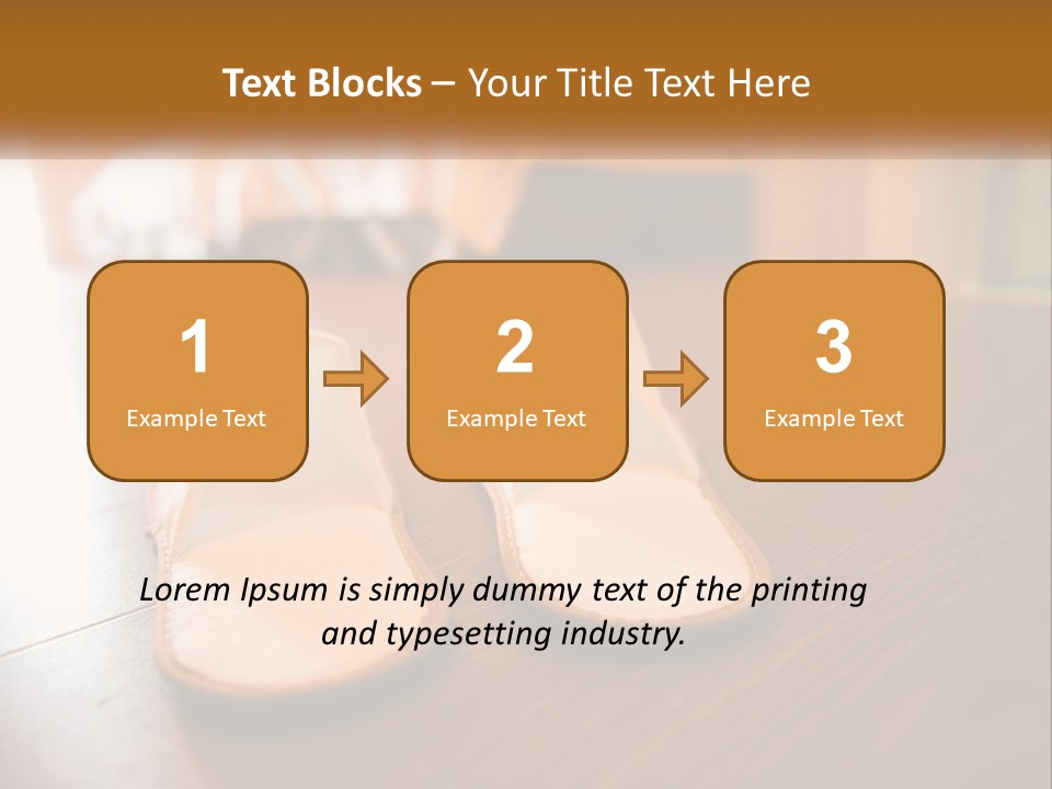 A Pair Of White Shoes Sitting On Top Of A Wooden Floor PowerPoint Template