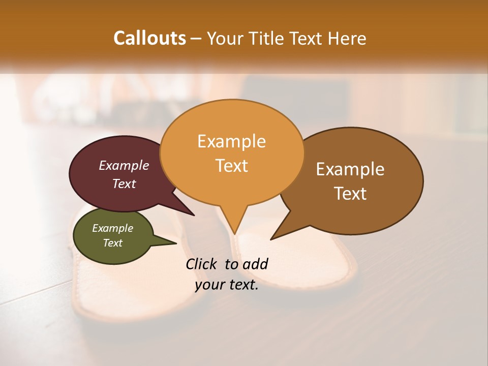 A Pair Of White Shoes Sitting On Top Of A Wooden Floor PowerPoint Template