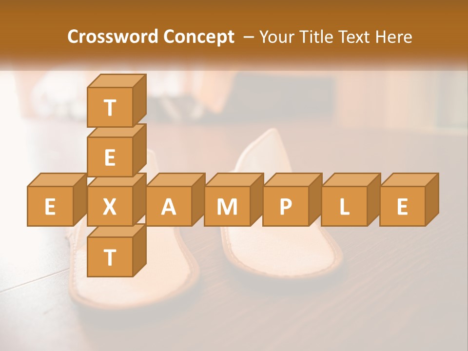 A Pair Of White Shoes Sitting On Top Of A Wooden Floor PowerPoint Template