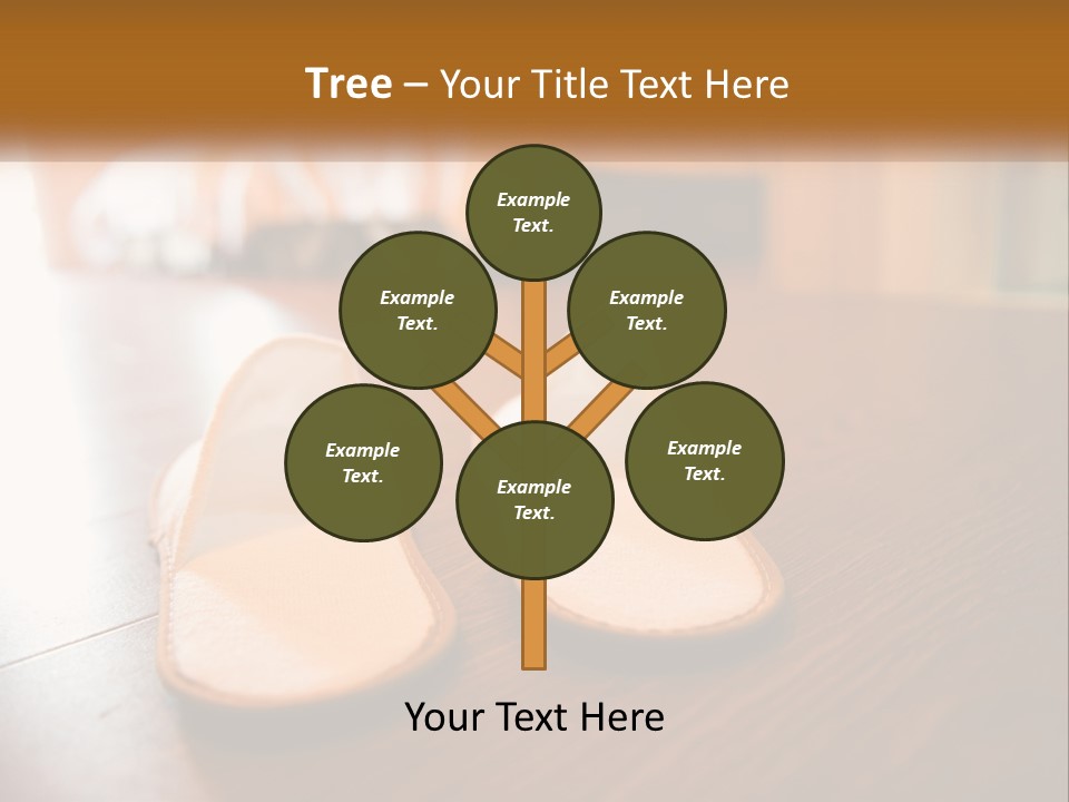 A Pair Of White Shoes Sitting On Top Of A Wooden Floor PowerPoint Template