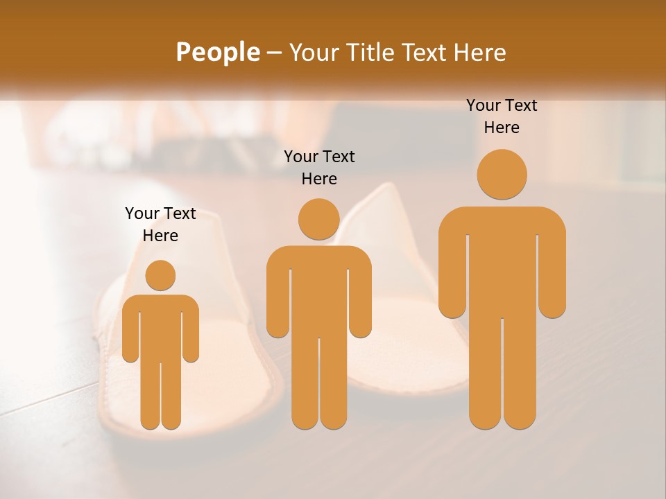 A Pair Of White Shoes Sitting On Top Of A Wooden Floor PowerPoint Template