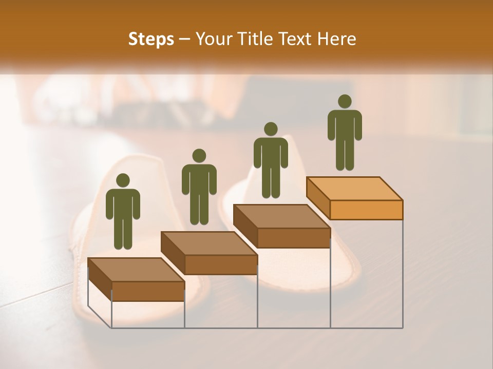 A Pair Of White Shoes Sitting On Top Of A Wooden Floor PowerPoint Template