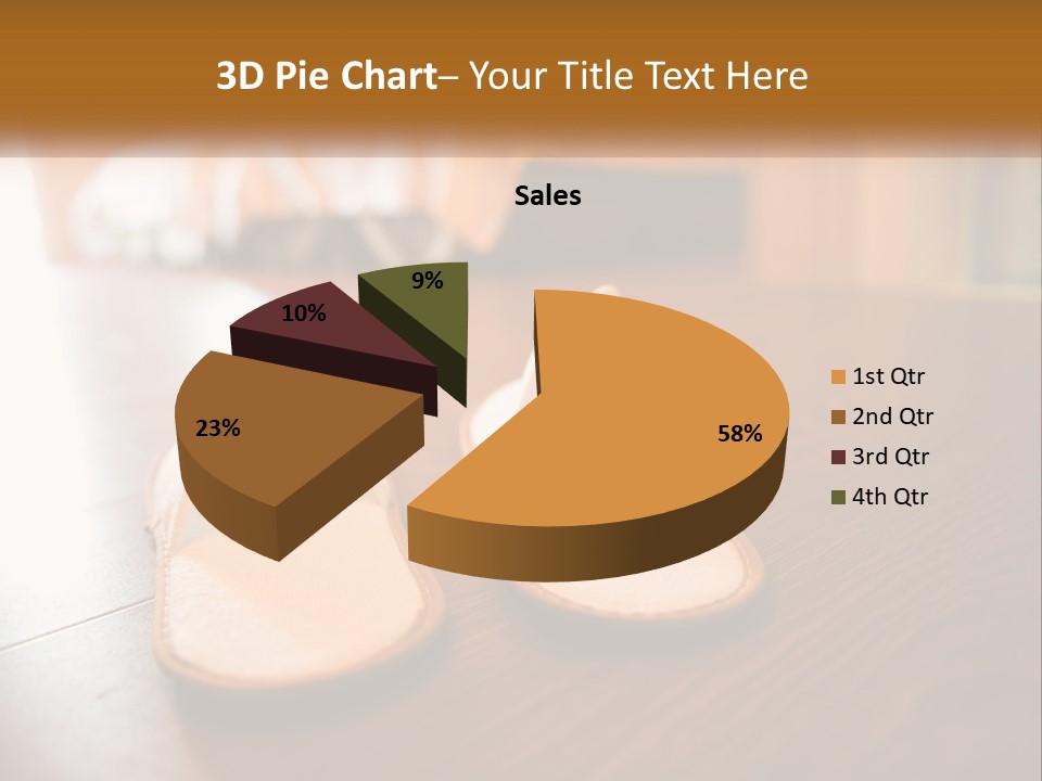 A Pair Of White Shoes Sitting On Top Of A Wooden Floor PowerPoint Template