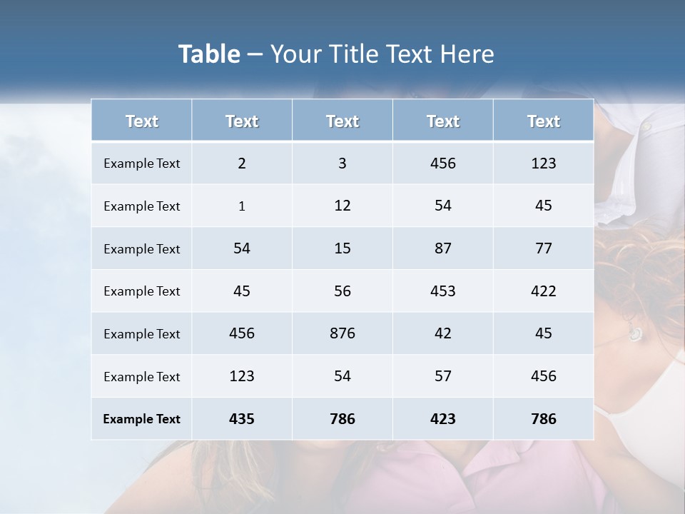 A Group Of People Standing Together In A Circle PowerPoint Template