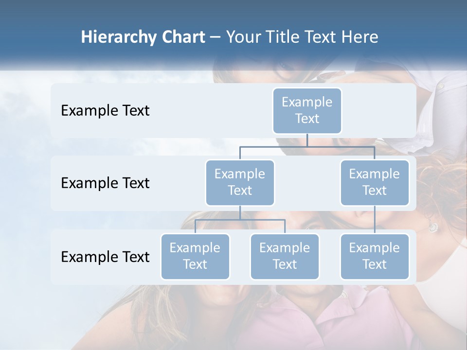 A Group Of People Standing Together In A Circle PowerPoint Template
