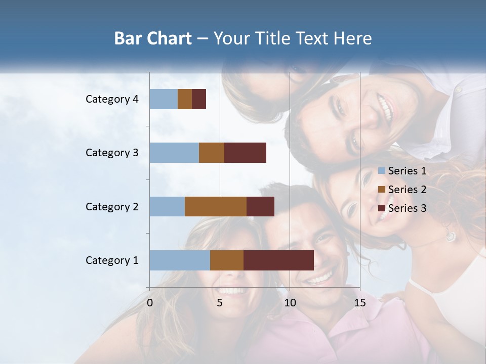 A Group Of People Standing Together In A Circle PowerPoint Template