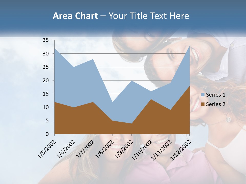 A Group Of People Standing Together In A Circle PowerPoint Template