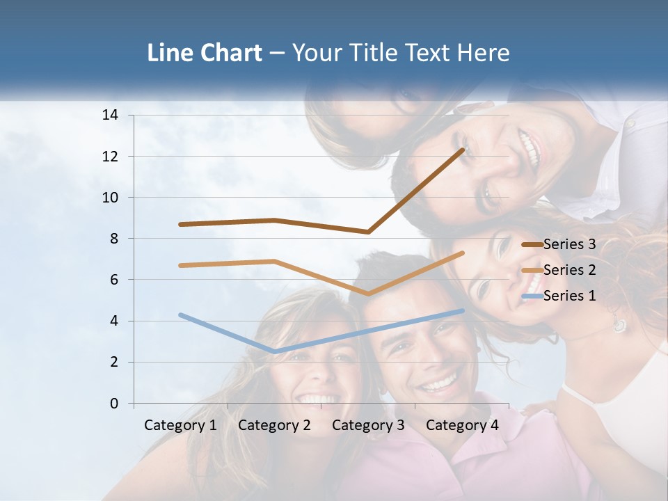 A Group Of People Standing Together In A Circle PowerPoint Template