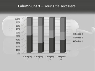 A White Telephone Sitting On Top Of A Table PowerPoint Template