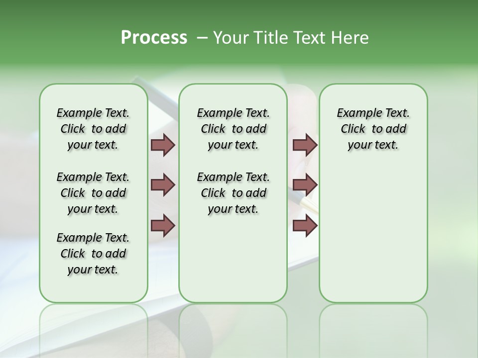 A Person Writing On A Notebook With A Pen PowerPoint Template