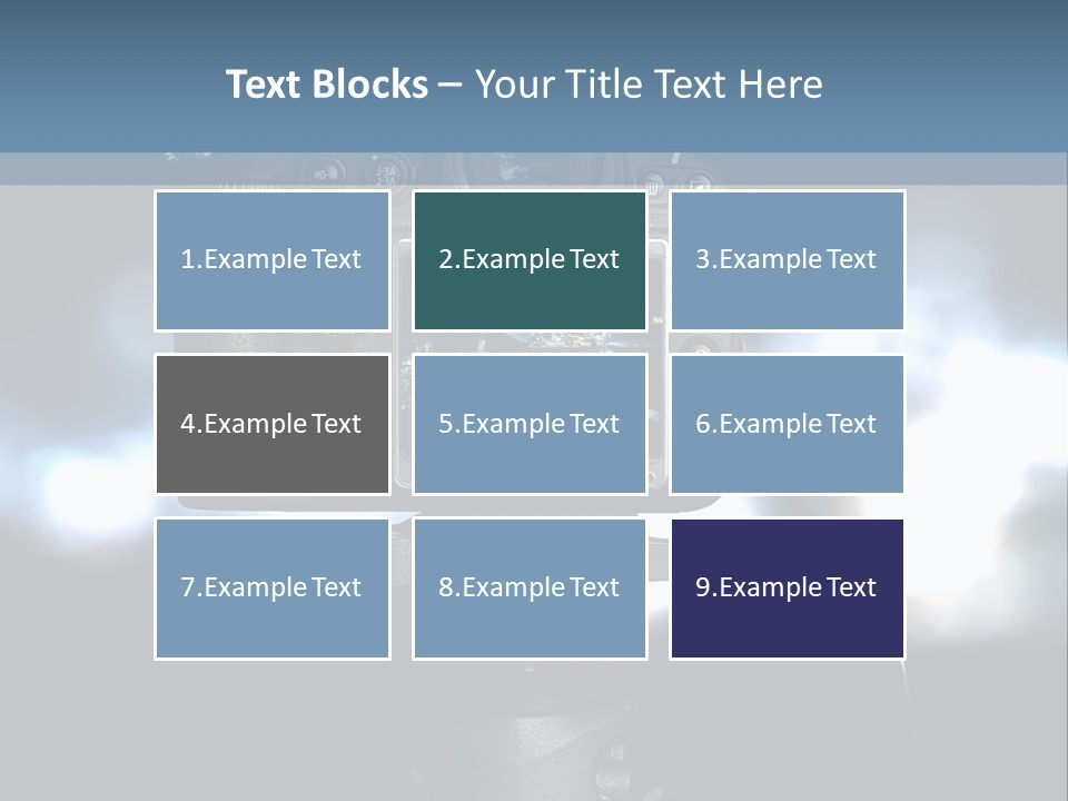 A Video Camera On A Tripod With Blurry Lights In The Background PowerPoint Template