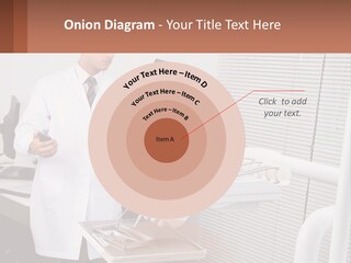 A Man In A White Lab Coat Holding A Tablet PowerPoint Template