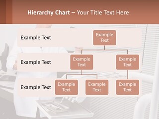 A Man In A White Lab Coat Holding A Tablet PowerPoint Template