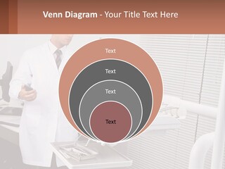 A Man In A White Lab Coat Holding A Tablet PowerPoint Template