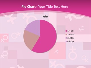 A Pink Background With Different Symbols On It PowerPoint Template