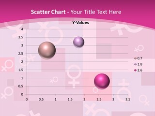 A Pink Background With Different Symbols On It PowerPoint Template