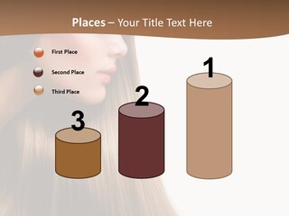 A Woman With Long Blonde Hair Powerpoint Template PowerPoint Template