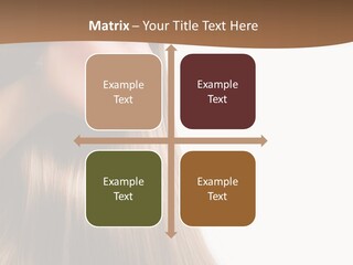 A Woman With Long Blonde Hair Powerpoint Template PowerPoint Template