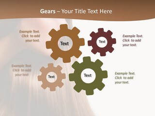 A Woman With Long Blonde Hair Powerpoint Template PowerPoint Template