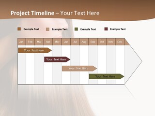 A Woman With Long Blonde Hair Powerpoint Template PowerPoint Template