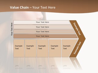 A Woman With Long Blonde Hair Powerpoint Template PowerPoint Template