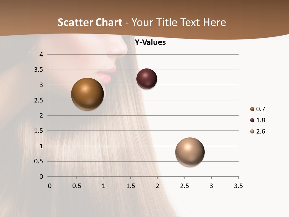 A Woman With Long Blonde Hair Powerpoint Template PowerPoint Template