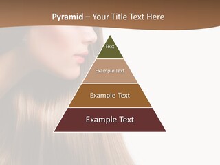 A Woman With Long Blonde Hair Powerpoint Template PowerPoint Template