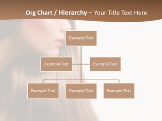 A Woman With Long Blonde Hair Powerpoint Template PowerPoint Template