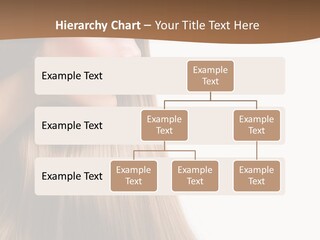 A Woman With Long Blonde Hair Powerpoint Template PowerPoint Template