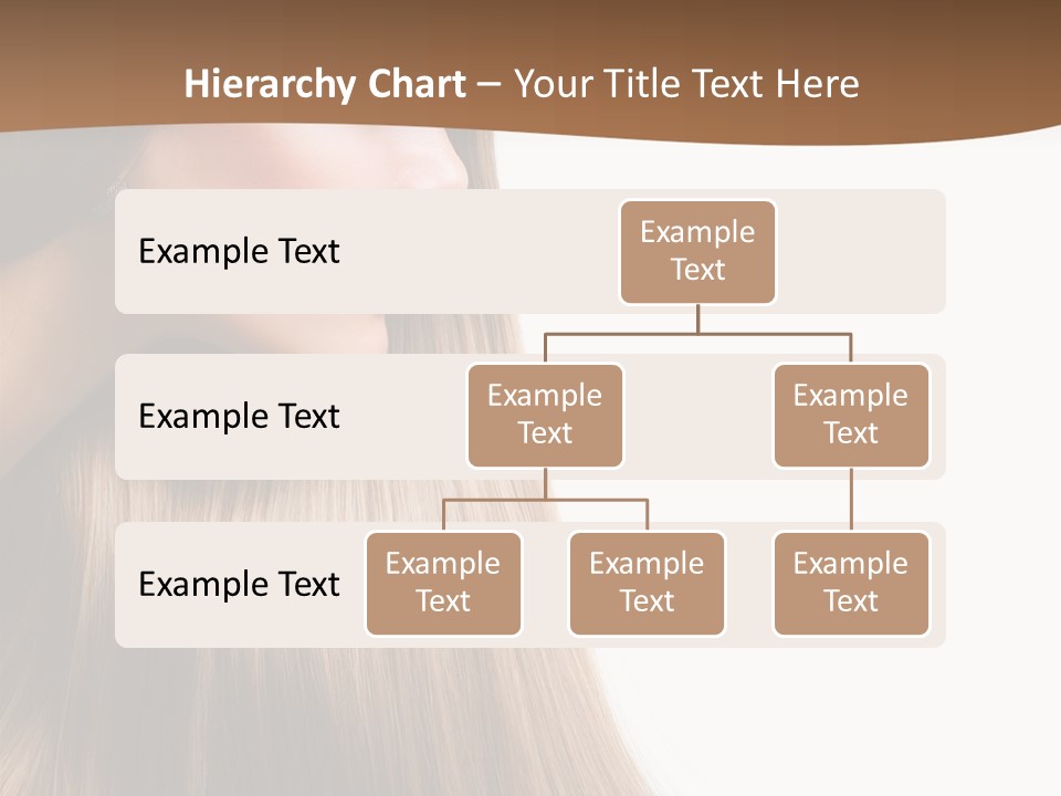 A Woman With Long Blonde Hair Powerpoint Template PowerPoint Template