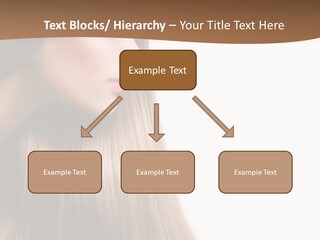 A Woman With Long Blonde Hair Powerpoint Template PowerPoint Template