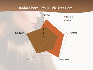 A Woman With Long Blonde Hair Powerpoint Template PowerPoint Template