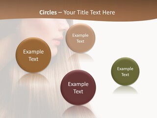 A Woman With Long Blonde Hair Powerpoint Template PowerPoint Template