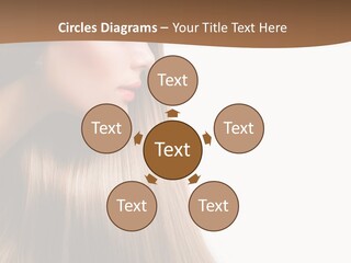 A Woman With Long Blonde Hair Powerpoint Template PowerPoint Template