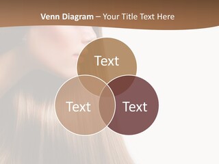 A Woman With Long Blonde Hair Powerpoint Template PowerPoint Template