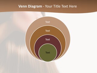 A Woman With Long Blonde Hair Powerpoint Template PowerPoint Template