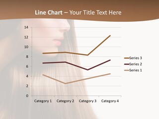 A Woman With Long Blonde Hair Powerpoint Template PowerPoint Template